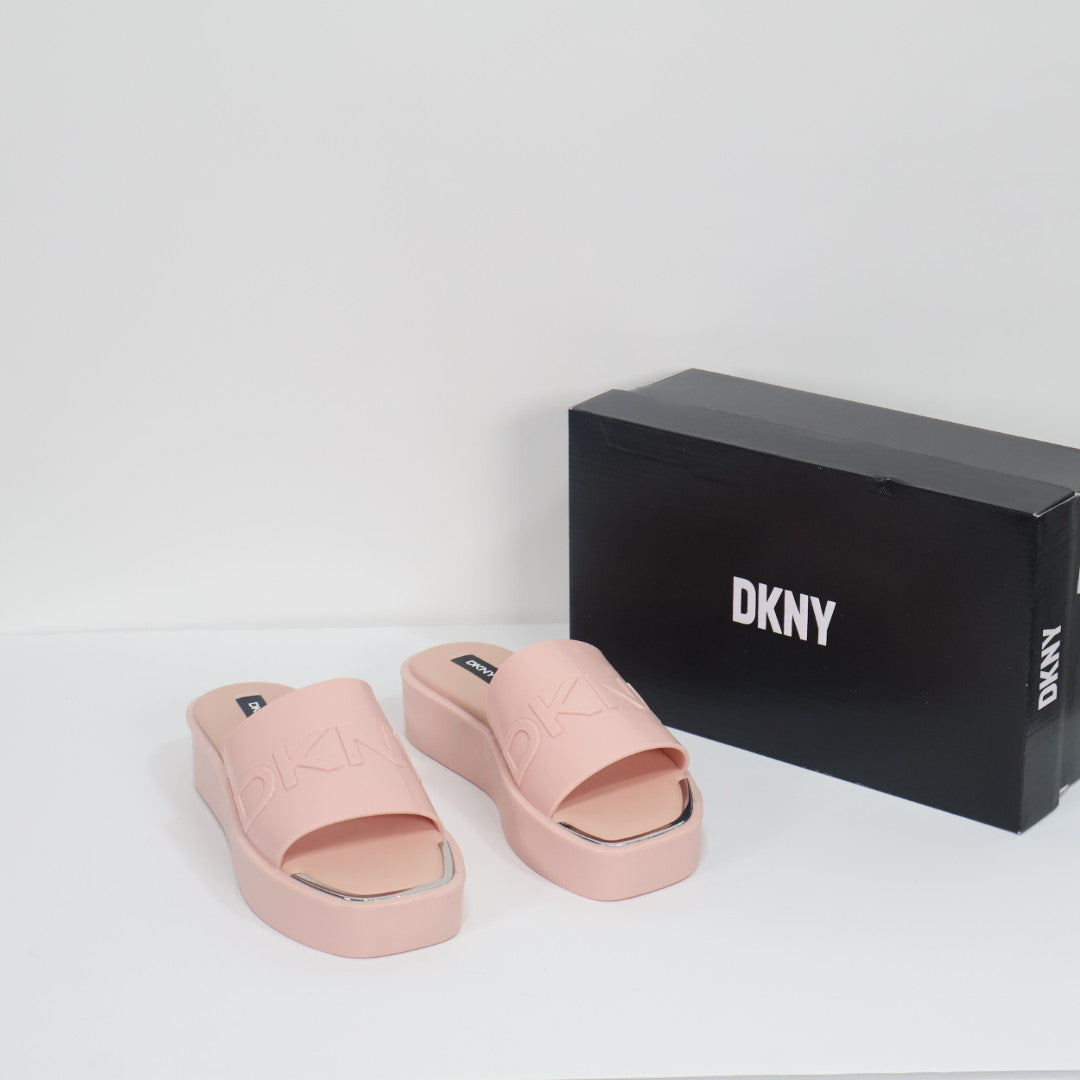 DKNY Women's Laren Platform Slide Sandals