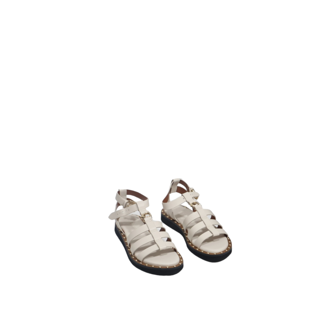 COACH Women's Giselle Studded Gladiator Fisherman Sandals