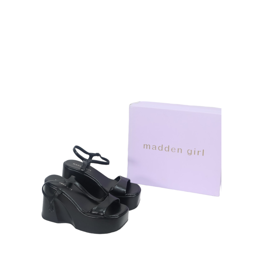 MADDEN GIRL Silhouette Womens Open Toe Ankle Strap Platform Heels