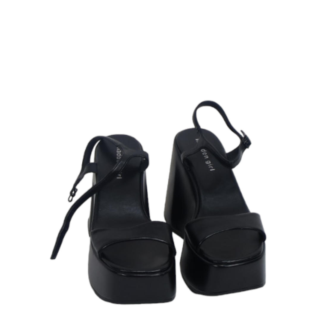 MADDEN GIRL Silhouette Womens Open Toe Ankle Strap Platform Heels
