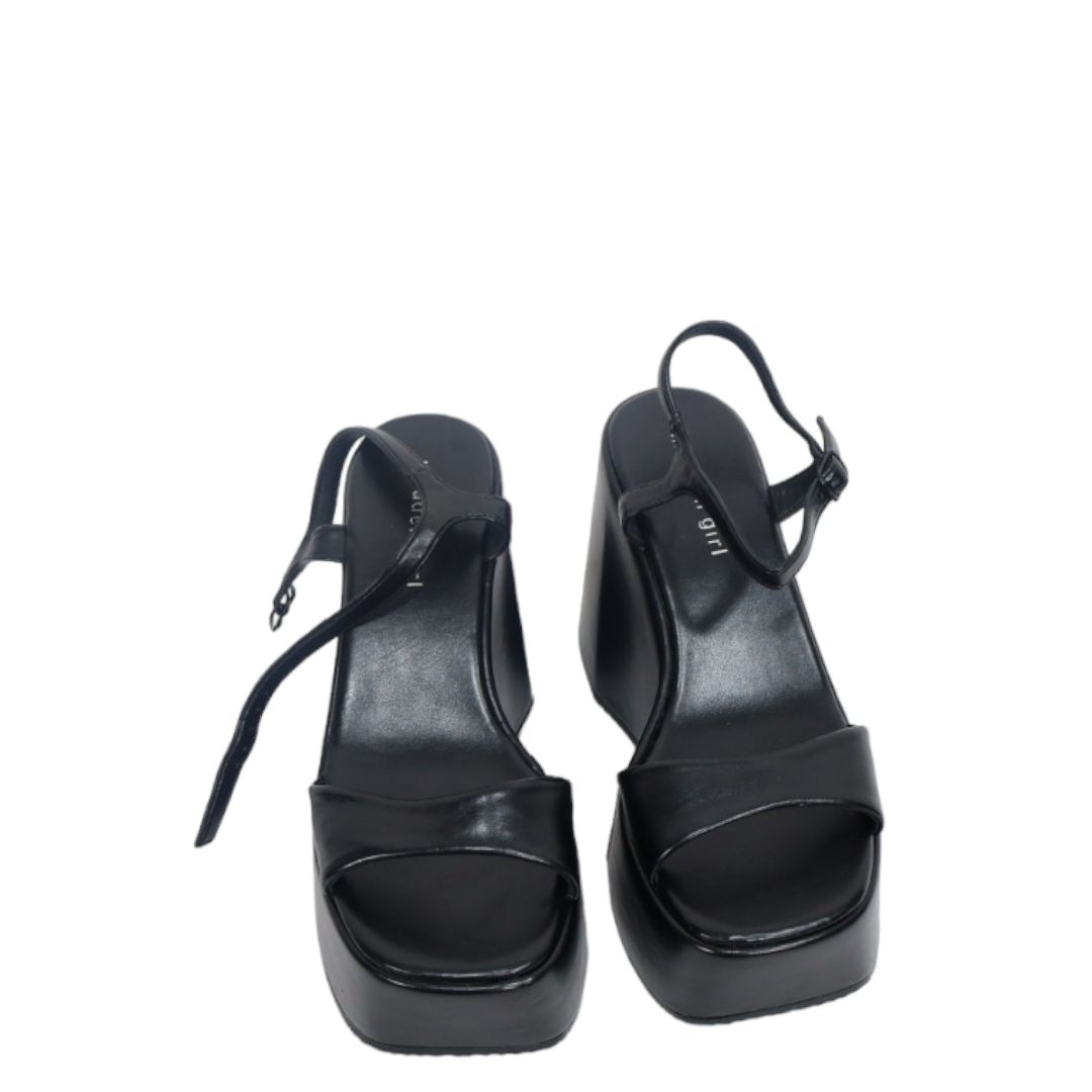MADDEN GIRL Silhouette Womens Open Toe Ankle Strap Platform Heels