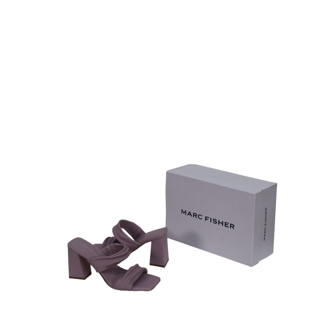 MARC FISHER Women's Eloria Block Heel Slip-on Dress Sandals