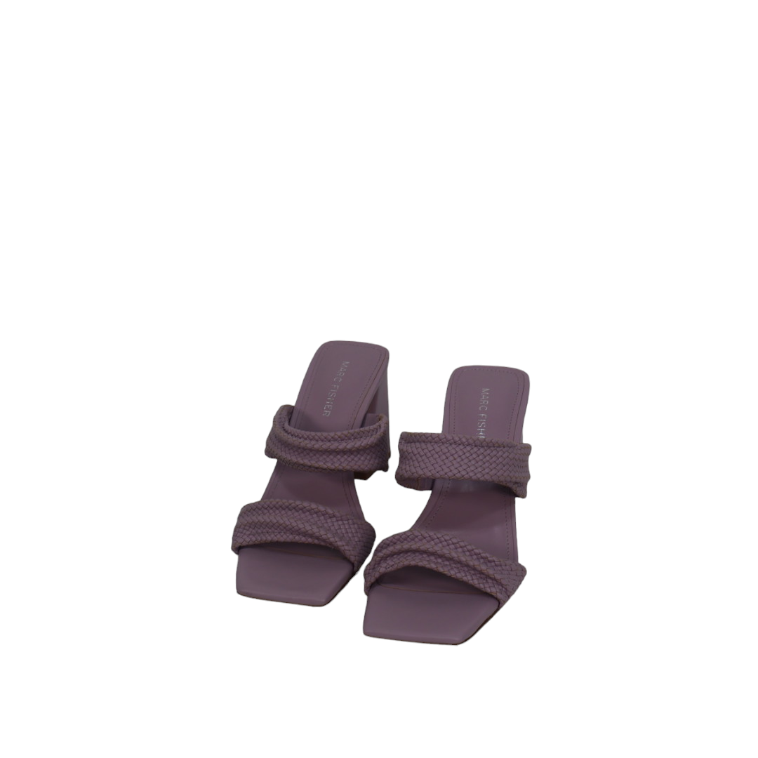 MARC FISHER Women's Eloria Block Heel Slip-on Dress Sandals