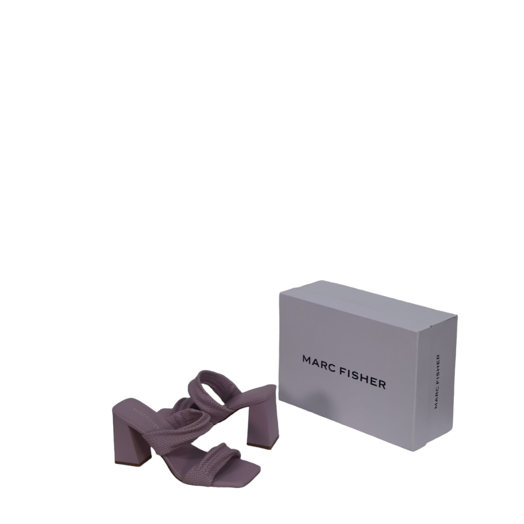 MARC FISHER Women's Eloria Block Heel Slip-on Dress Sandals