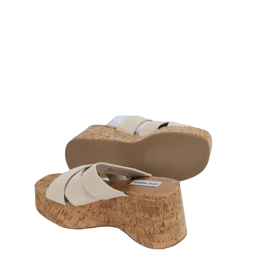 STEVE MADDEN Women's Deo Strappy Platform Wedge Sandals