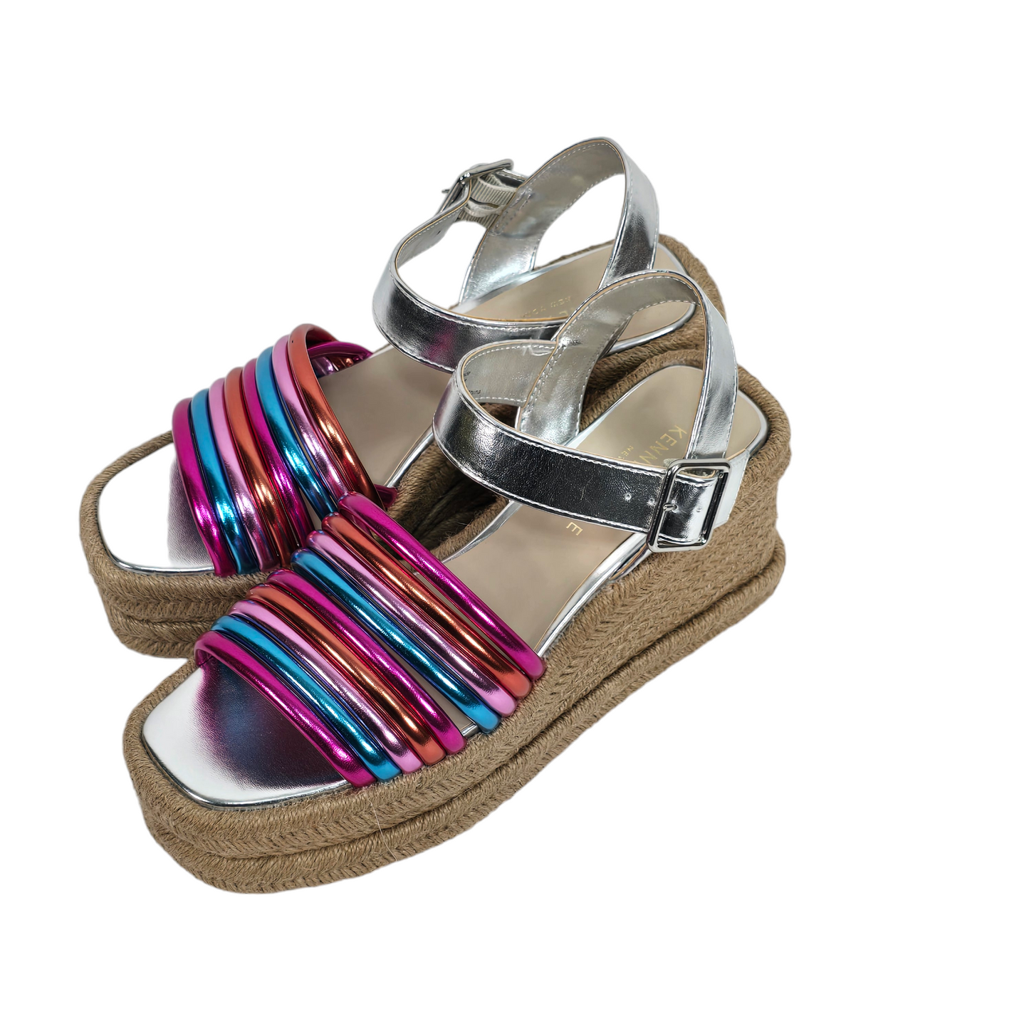 KENNETH COLE NEW YORK Women's Shelby Espadrille Platform Sandals