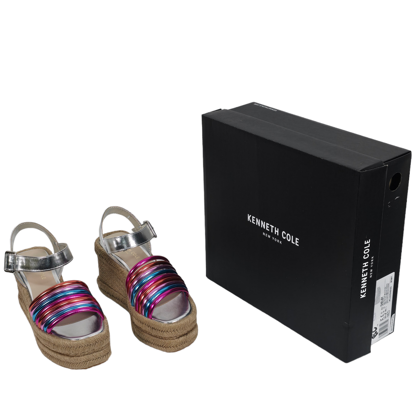 KENNETH COLE NEW YORK Women's Shelby Espadrille Platform Sandals
