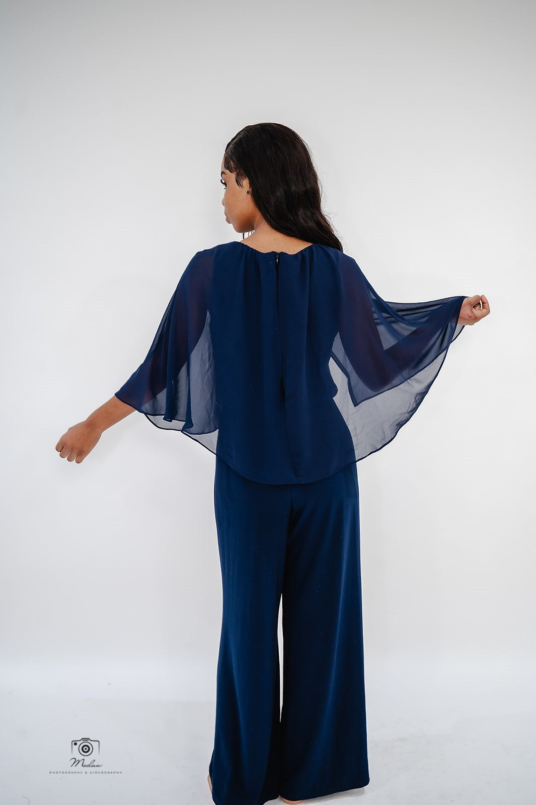 MSK Womens Chiffon Embellished Jumpsuit