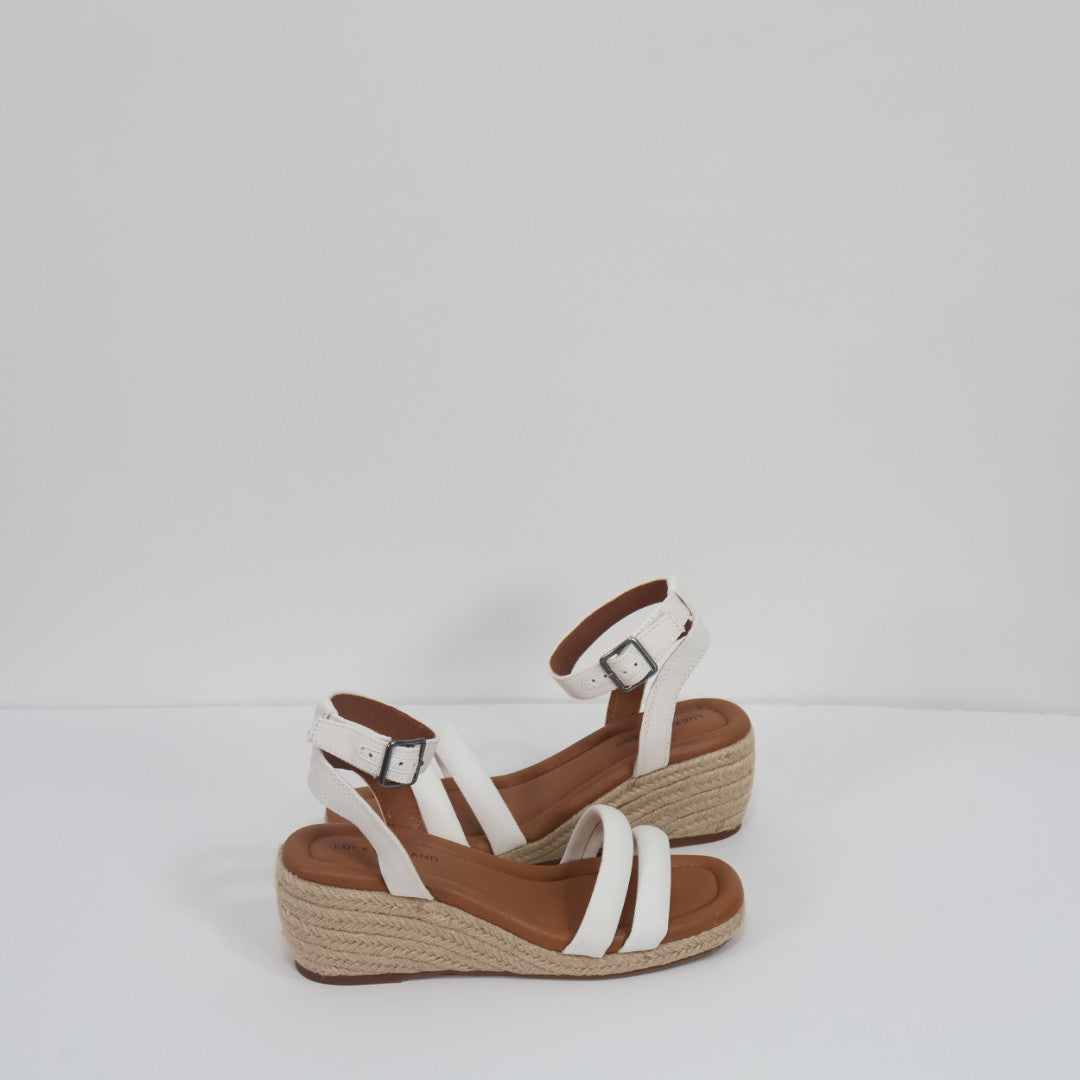 LUCKY BRAND Women's Nasli Espadrille Platform Wedge Sandals
