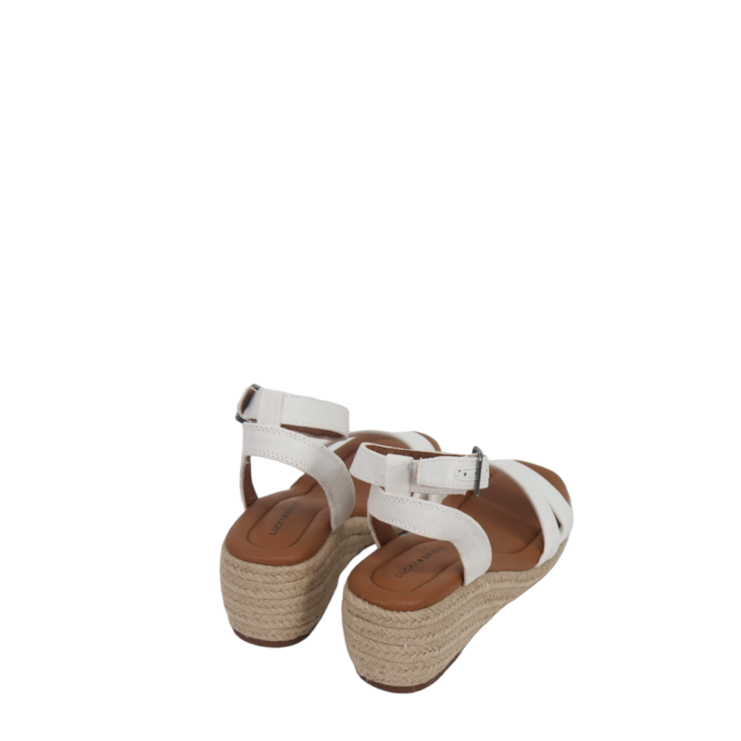 LUCKY BRAND Women's Nasli Espadrille Platform Wedge Sandals