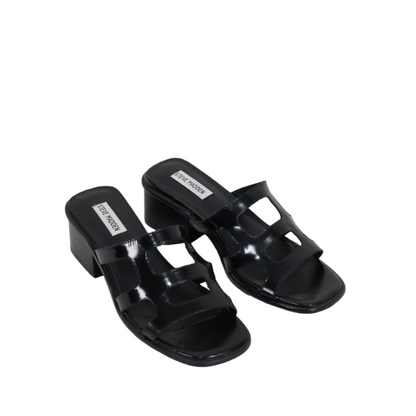 Steve Madden Princess Womens Leather Slip On Heels