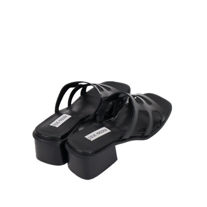 Steve Madden Princess Womens Leather Slip On Heels