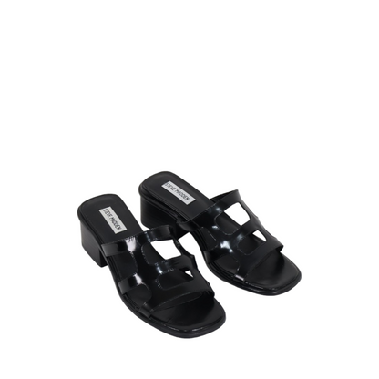 Steve Madden Princess Womens Leather Slip On Heels