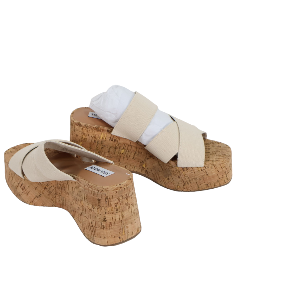STEVE MADDEN Women's Deo Strappy Platform Wedge Sandals