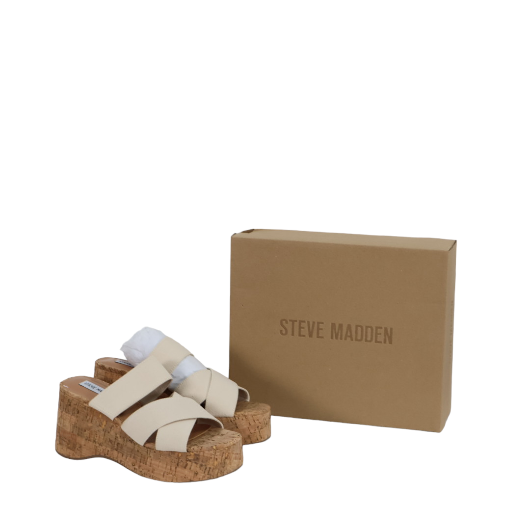 STEVE MADDEN Women's Deo Strappy Platform Wedge Sandals