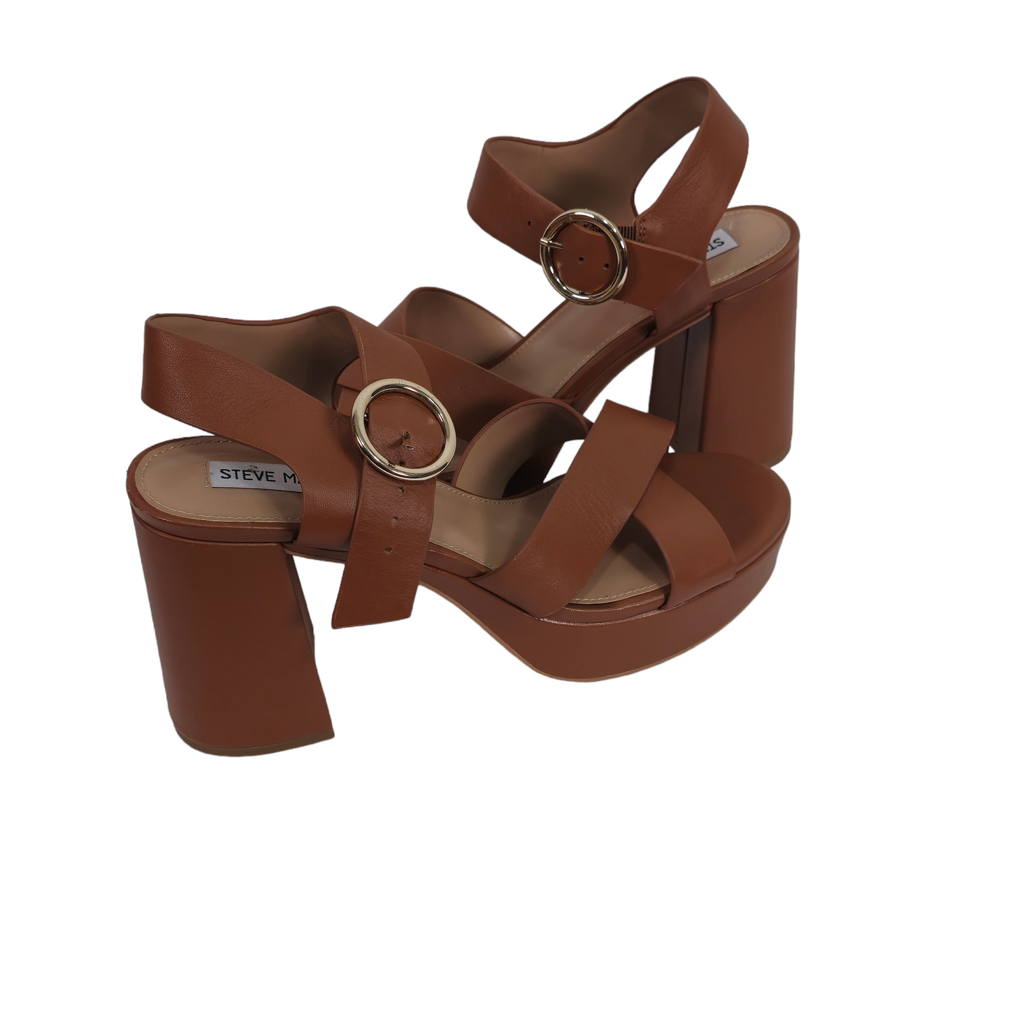 STEVE MADDEN Elkin Cognac Sandal