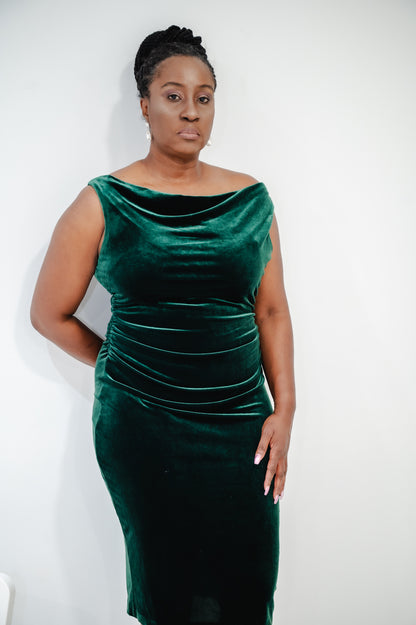 Kensie Womens Velvet Knee-Length Cocktail and Party Dress