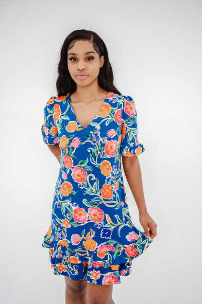 Flower print Dress
